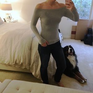 Ann Taylor off shoulder sweater size S